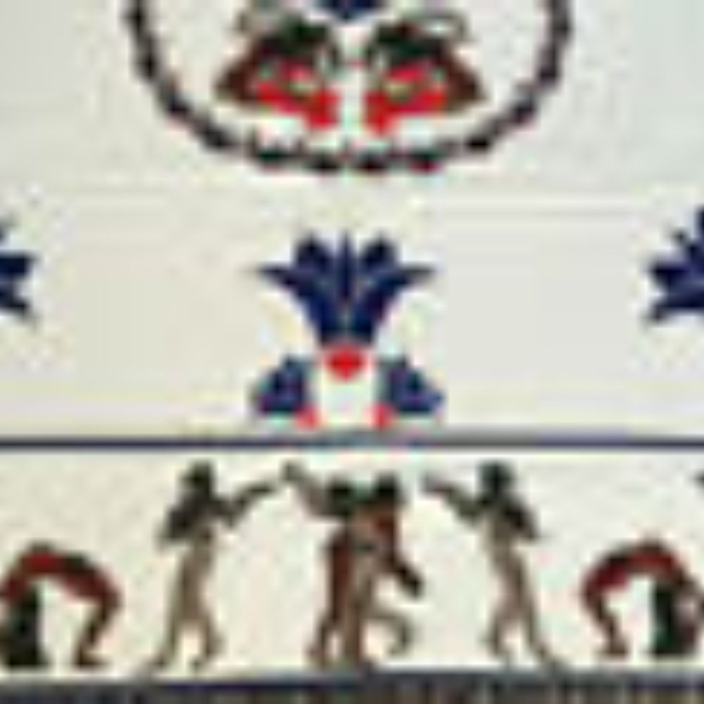 Vtg Egyptian Hieroglyph Egypt Theme Rectangular 58x70" Tablecloth Cleopatra - Picture 5 of 6